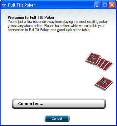 Full Tilt Poker Logon Screen